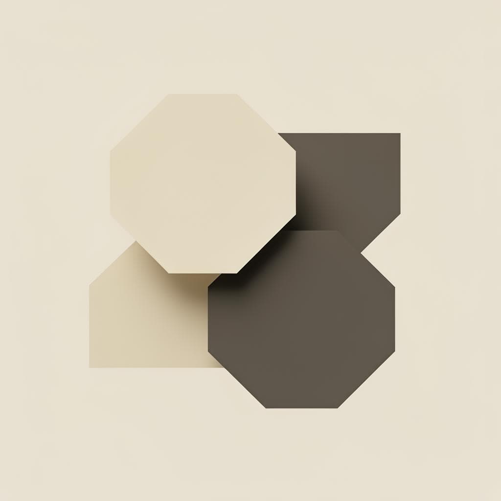Composition architecturale abstraite